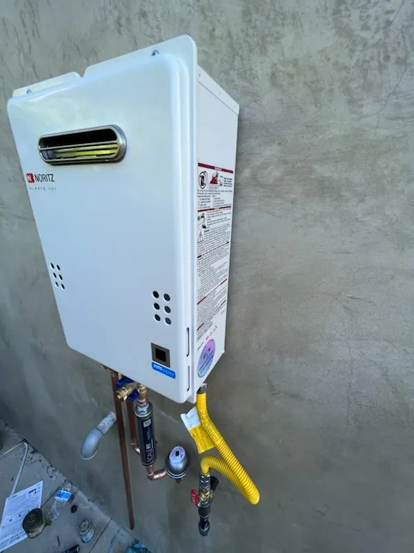 Tankless water heater installation for Top Hill homes